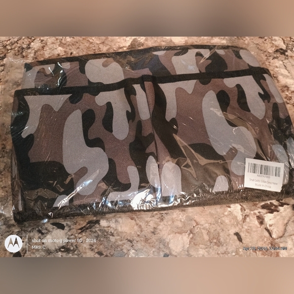 Camouflage Patterned Storage Caddy. Small Urban Camo New. - Picture 1 of 4
